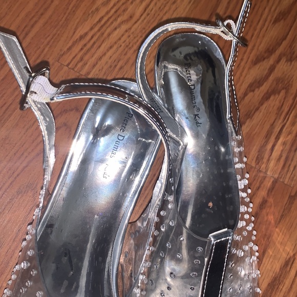 Rhinestone Clear Dress Heels, Worn 1x NO SCRATCHES OR MARKS, Stunning - Picture 6 of 7